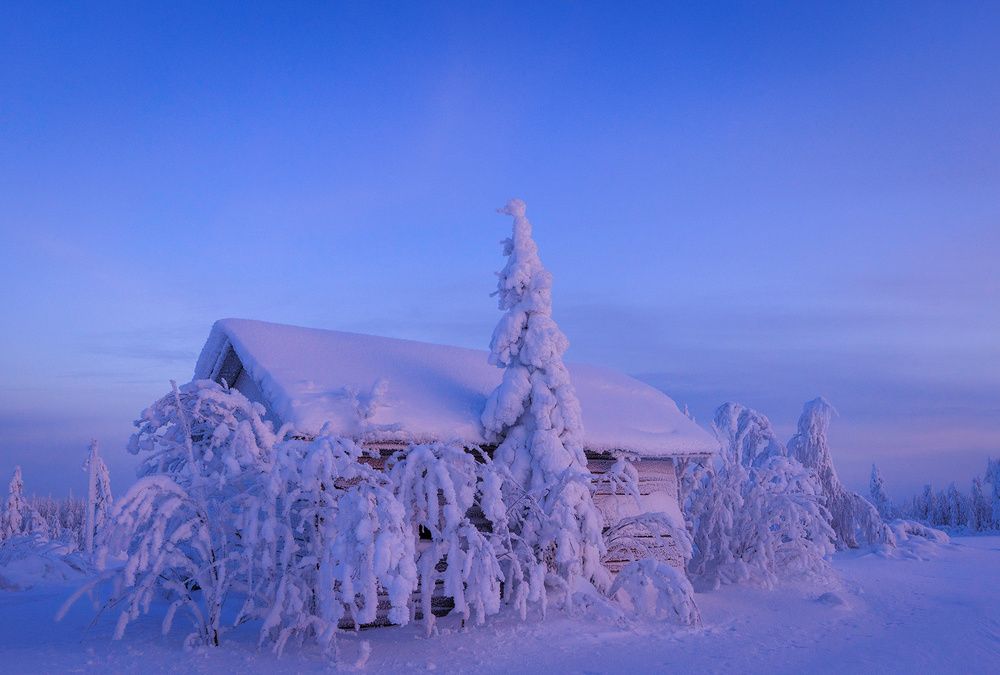 Снежная зима.