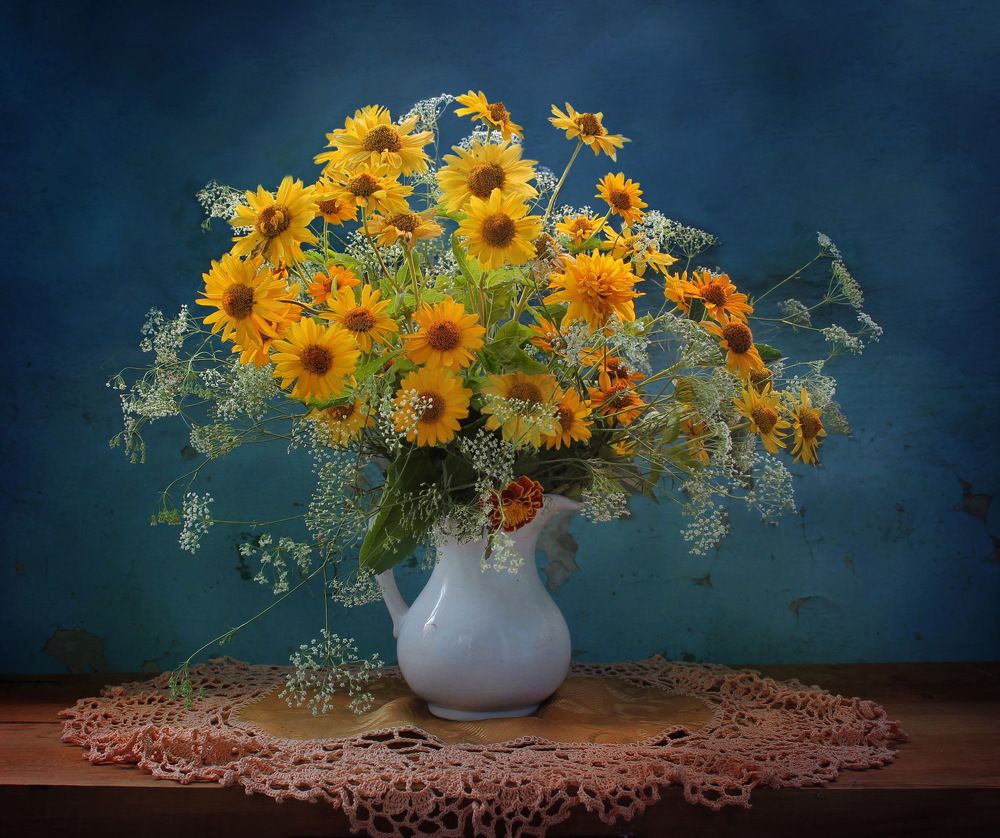 Букет желтых цветов