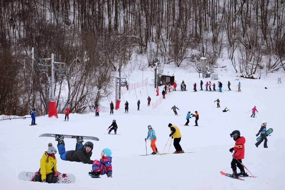 Выходной на горке