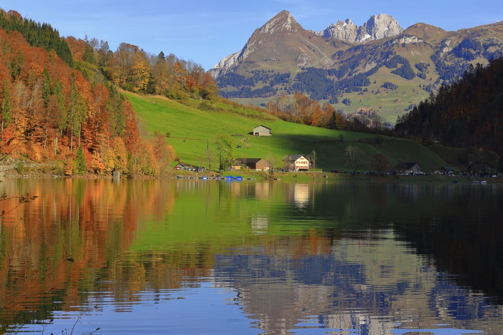 Яркая осень в Швейцарии