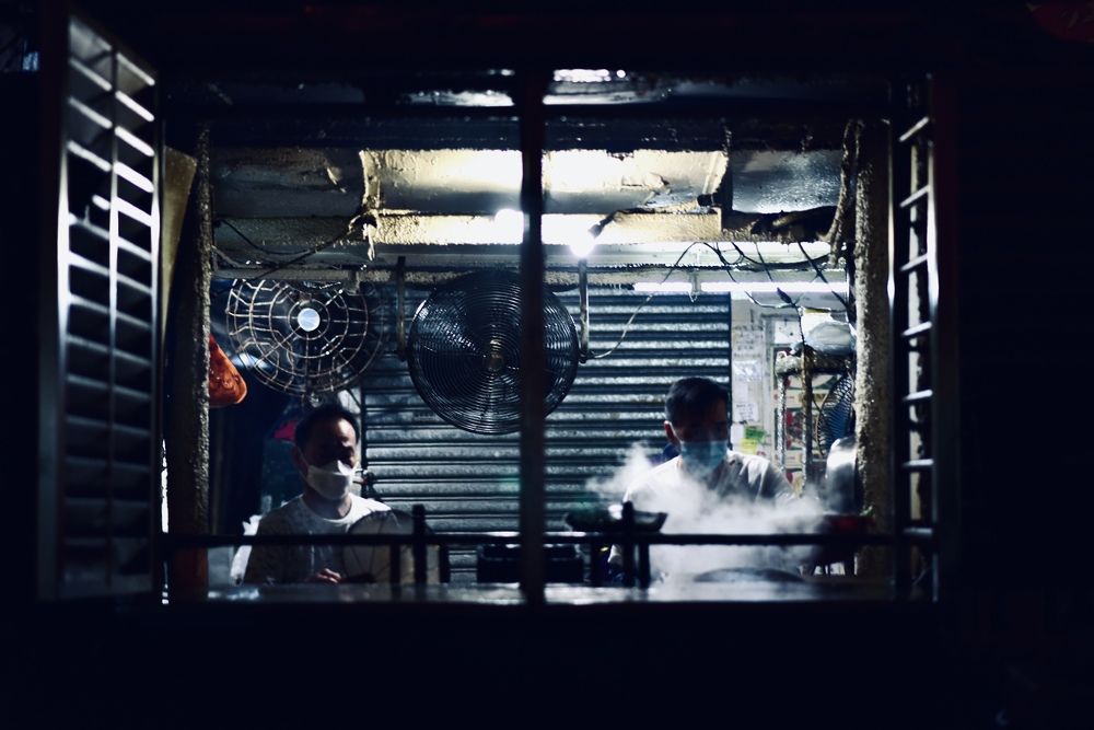 Night markets in Hong Kong