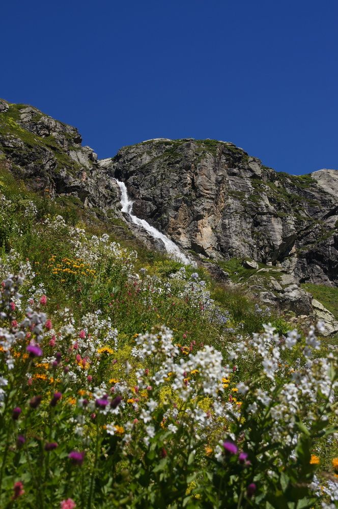 Клухорский водопад, Домбай, Карачаево-Черкесская республика