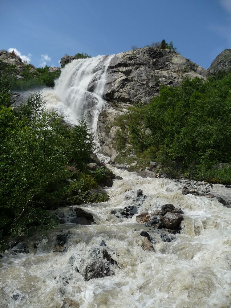 Алибекский водопад, Домбай, Карачаево-Черкесская республика