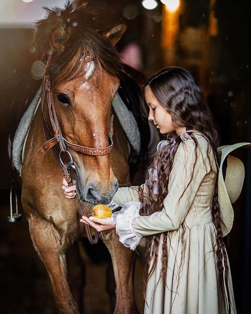 Василиса и любовь к лошадям