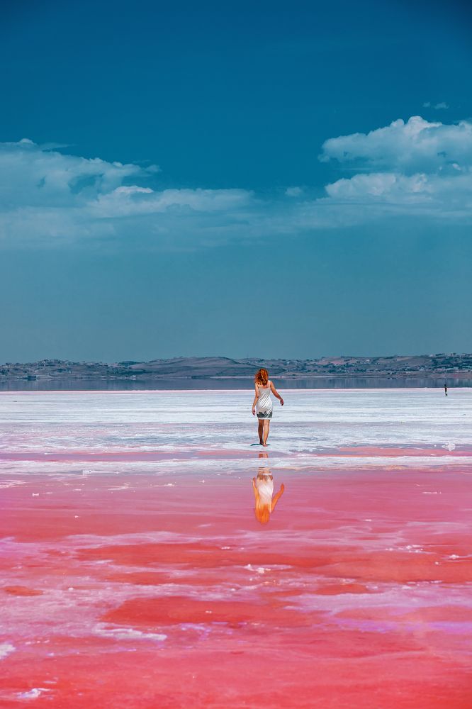 Pink Lake Azerbaijan