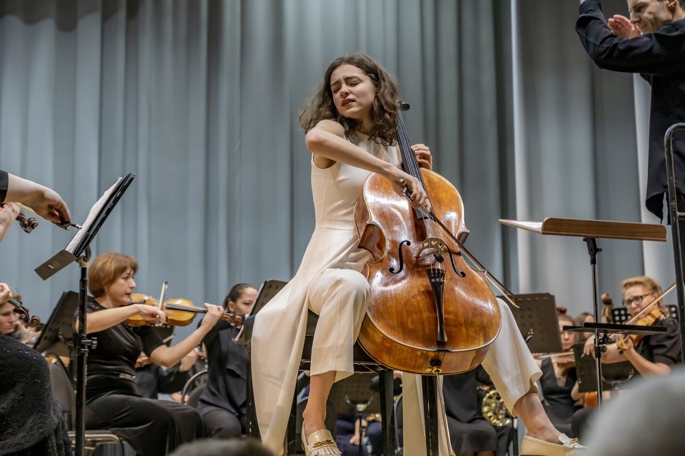 На концерте классической музыки...