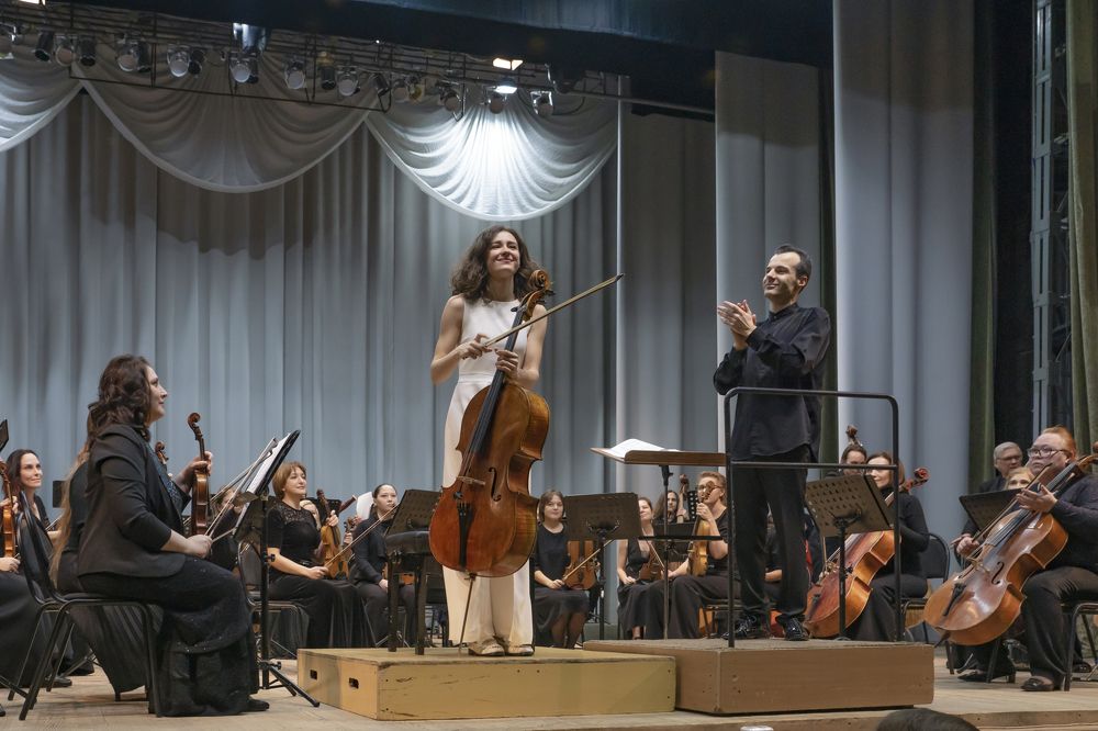 На концерте классической музыки...