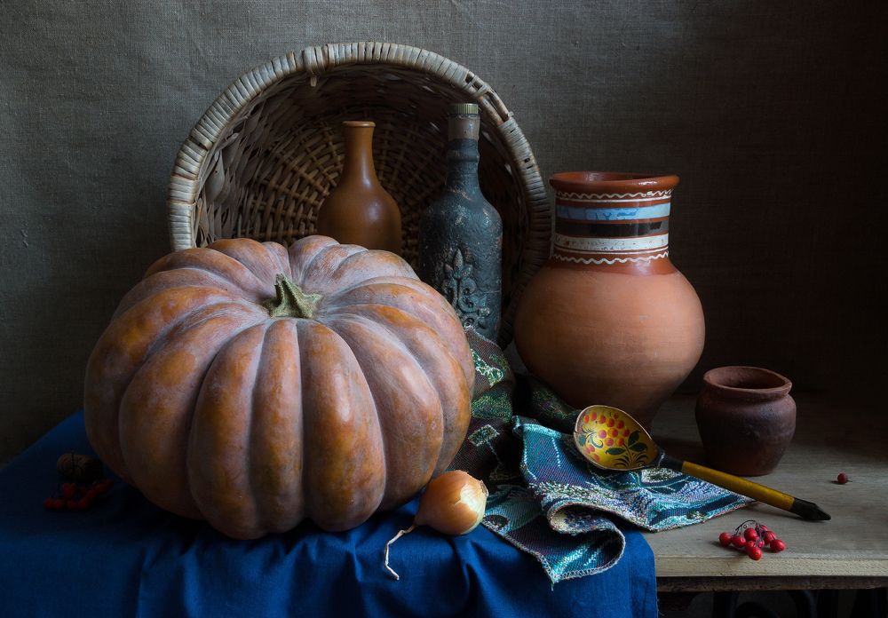 Натюрморт с тыквой