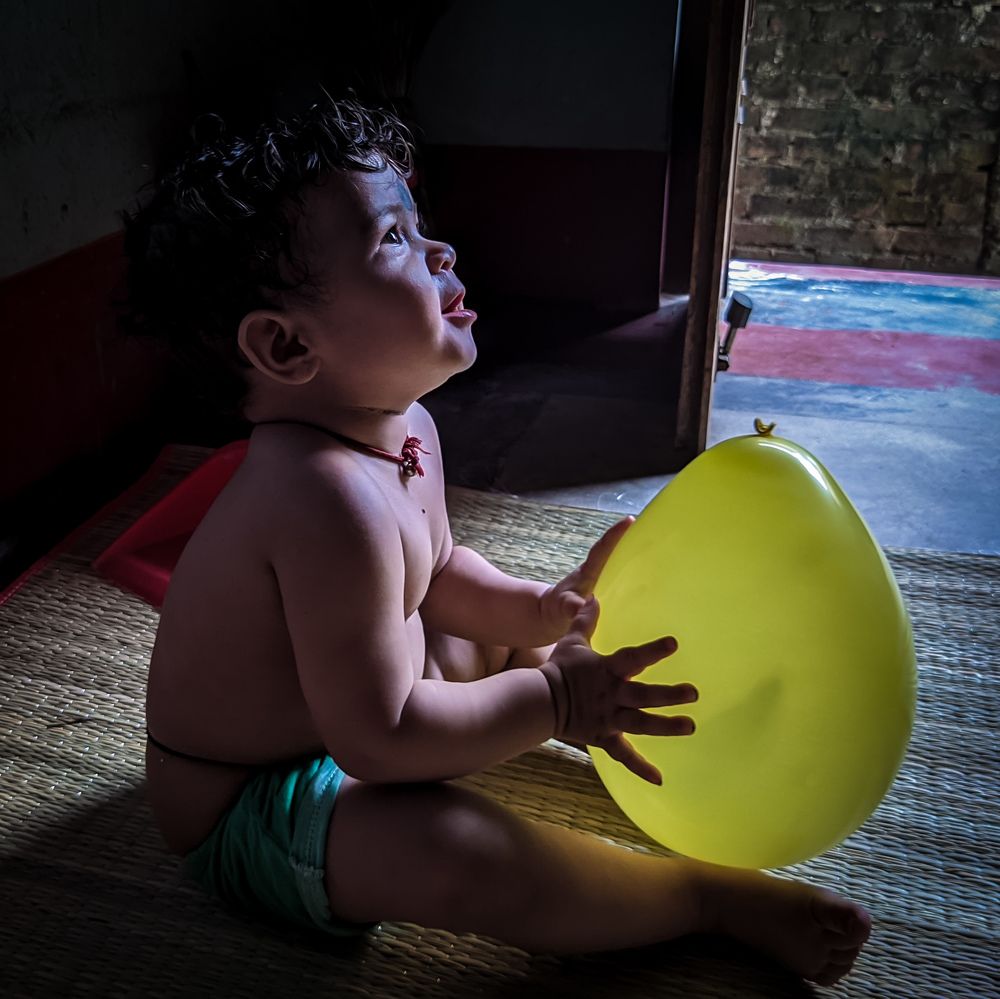 Playing in light