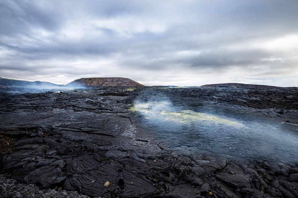 Fagradalsfjall is sleeping to rest