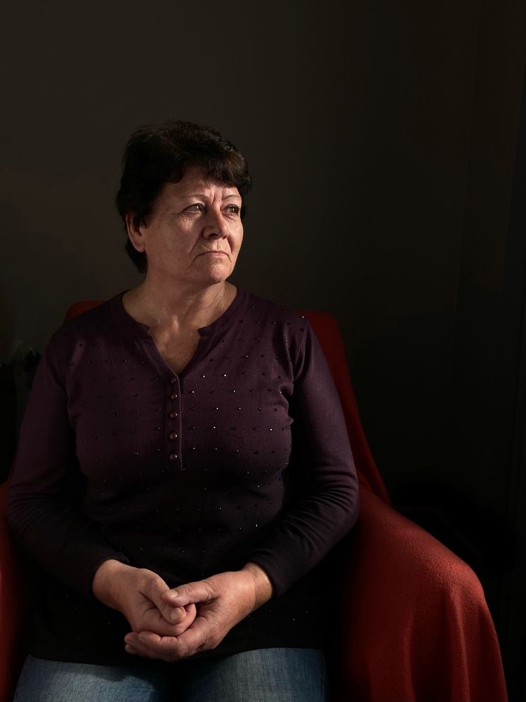 Портрет моей мамы.