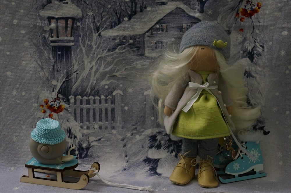 Зимние развлечения Агаты...