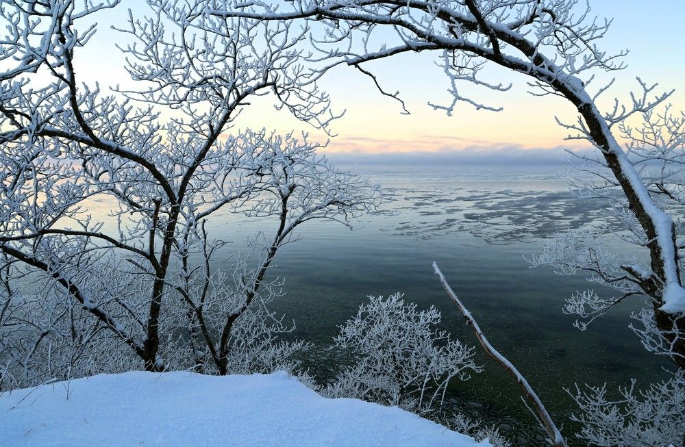 Sunset in watercolor