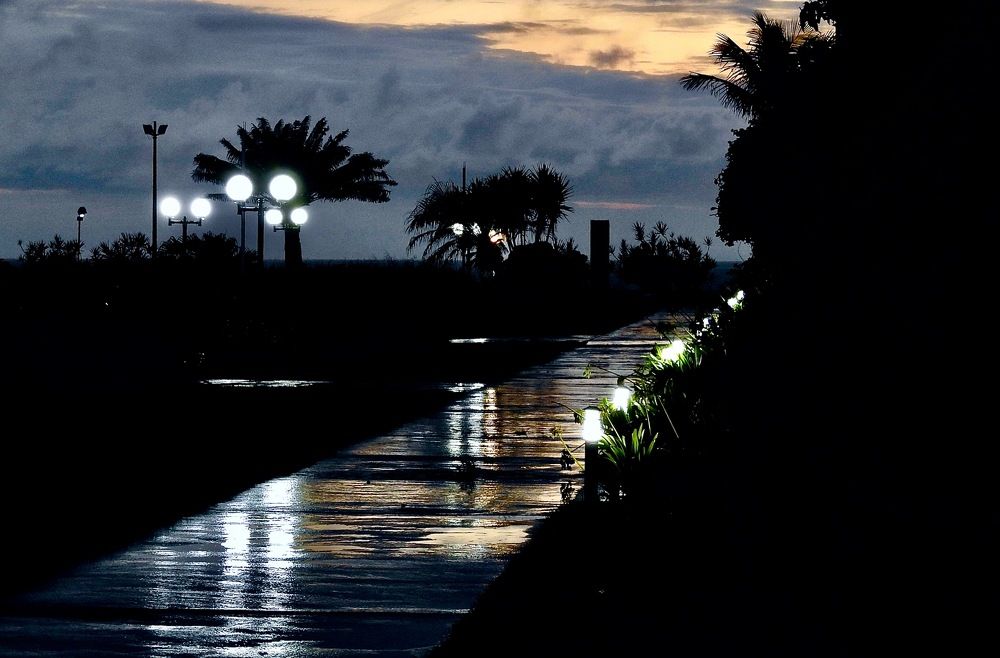 After the rain in the sunrise