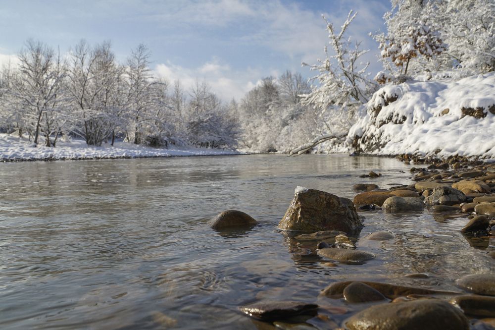 Зимняя сказка на реке