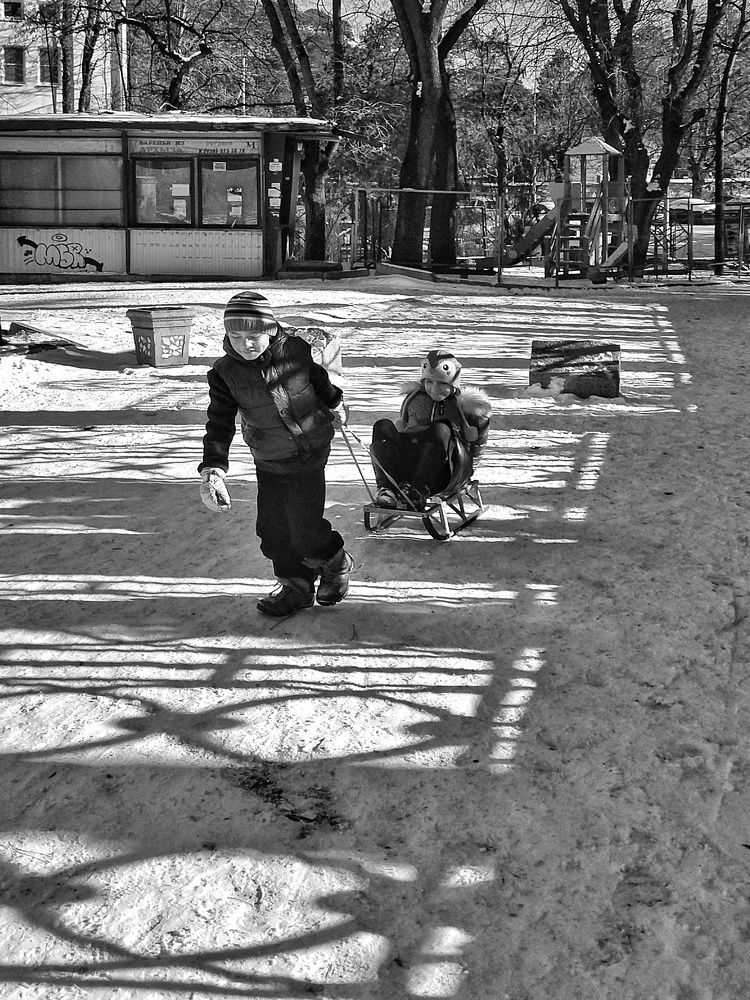 Зимние забавы.