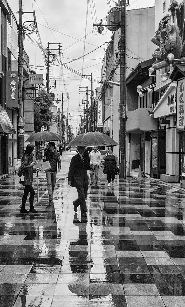 дождь в Киото