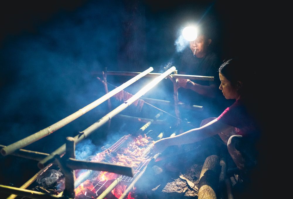 Camping on the mountain