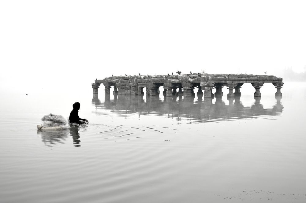 The Fisherman at Sandhyamath