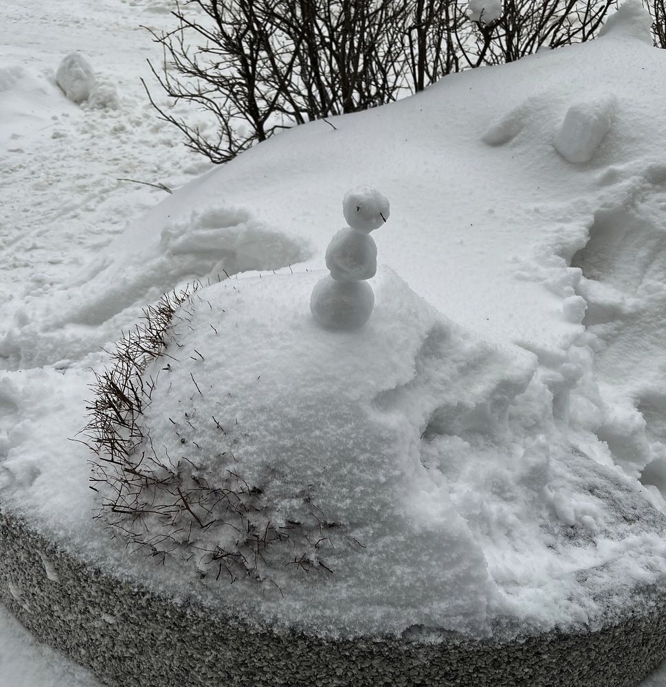 Снеговичок…!