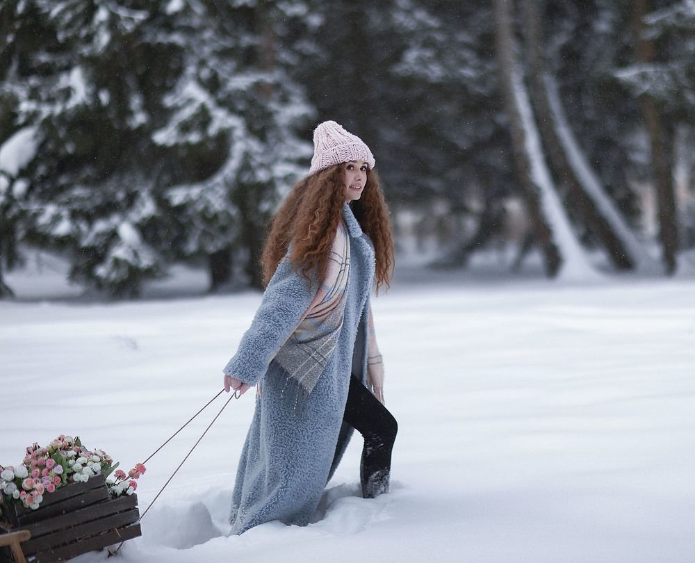 В лес за подснежниками сквозь зимнюю сказку