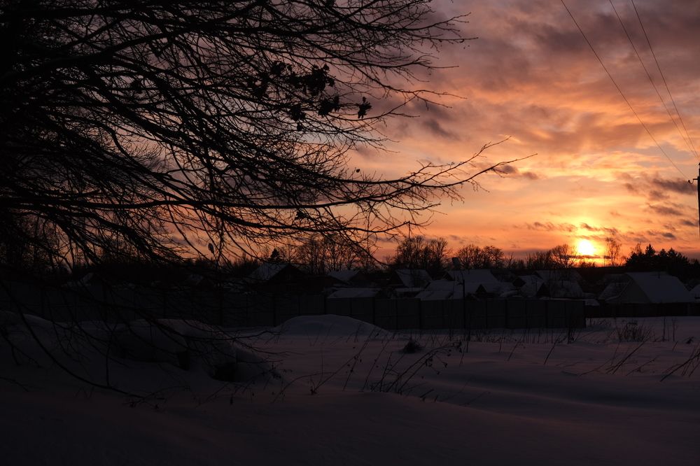 Зимний закат