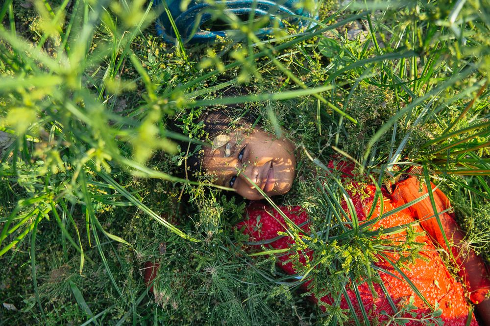 A beautiful smile from the above