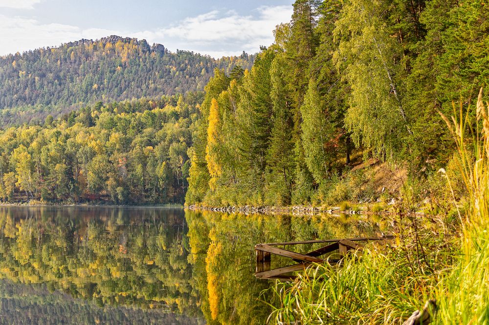 Озеро Аракуль и Скальный массив Аракульский шихан