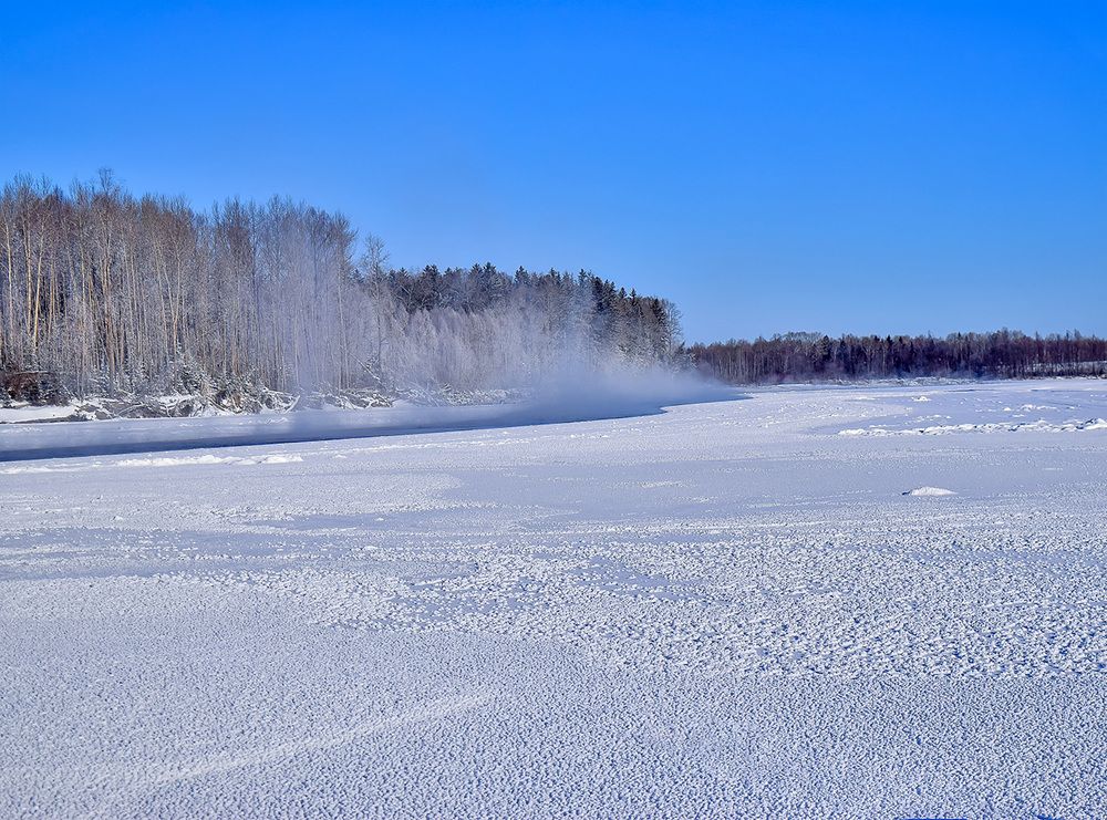 Последний день декабря: 31.12.2021 год. Река Селемджа и ее туман