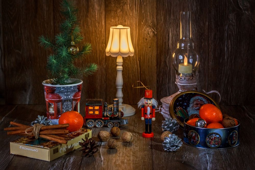Новогодний натюрморт.