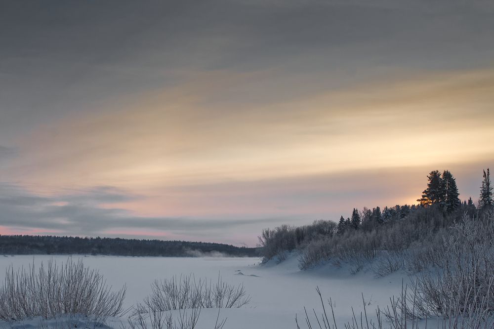 Закат на реке Сысоле