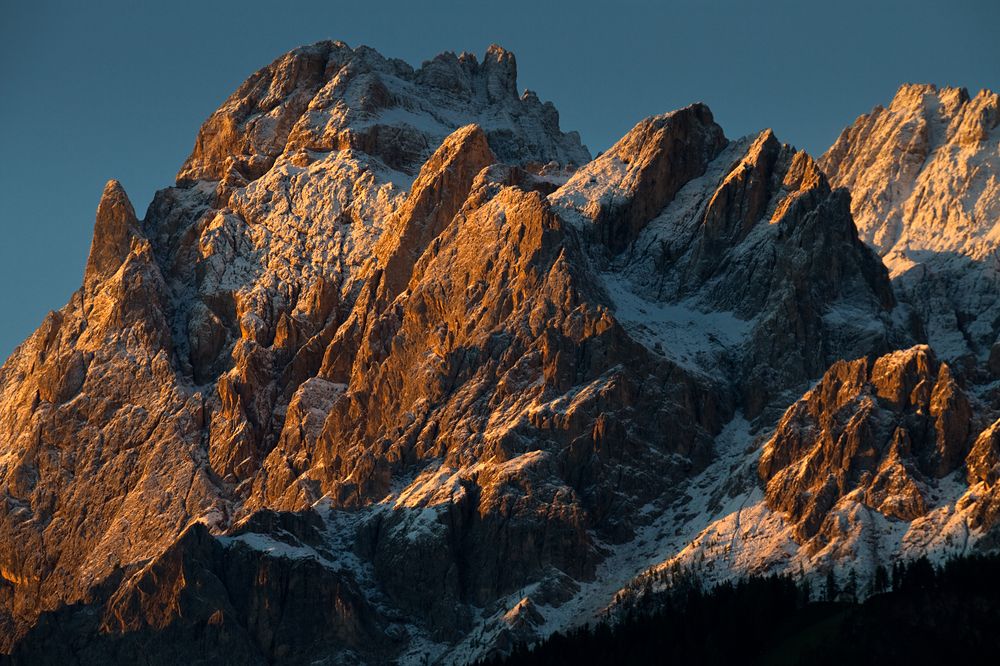 Le Dolomiti al tramonto