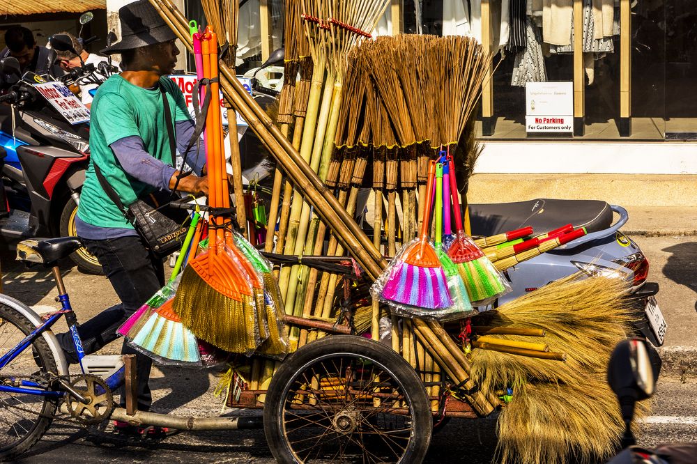 Продавец веников