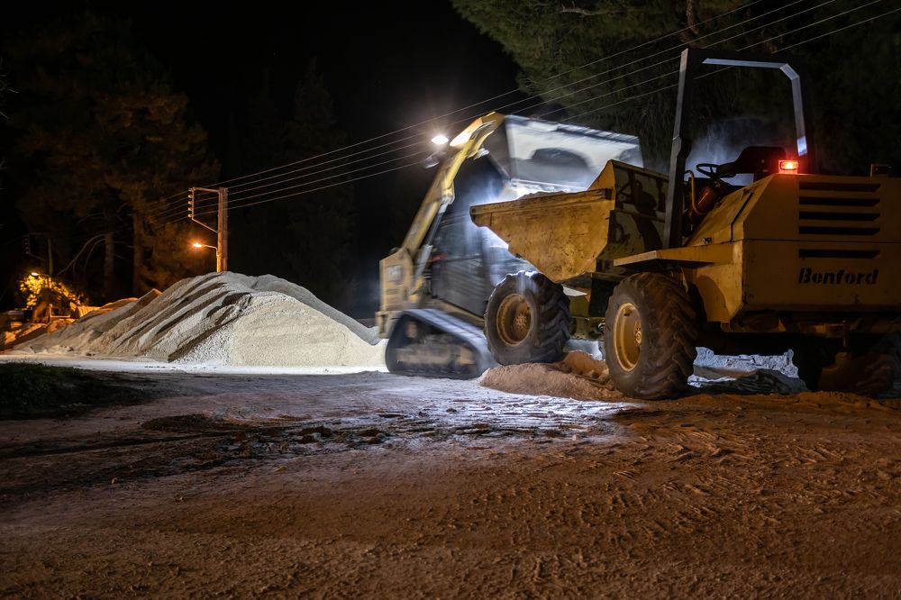 Ночные работы.