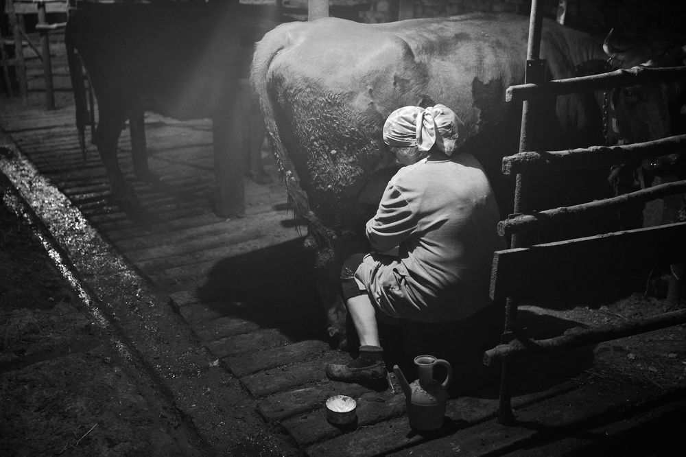 Будни сельчан..