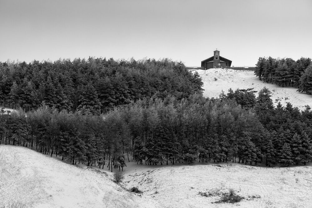 Snow at the sanctuary