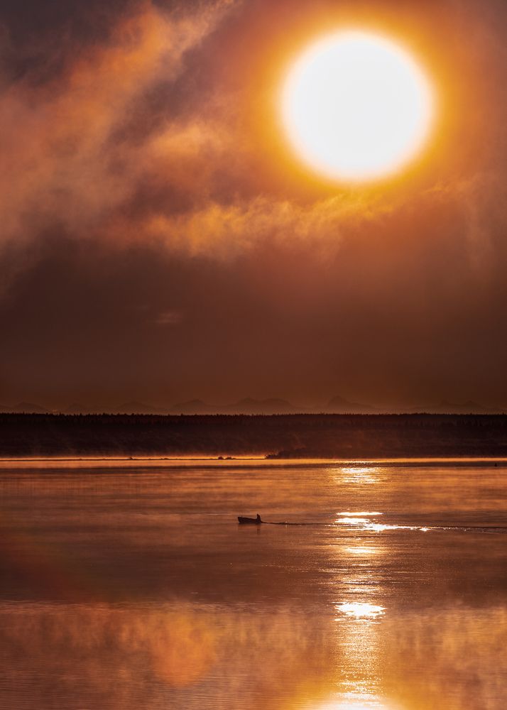 Утро рыбака