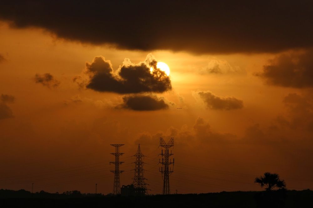 Cloudy Sunset.