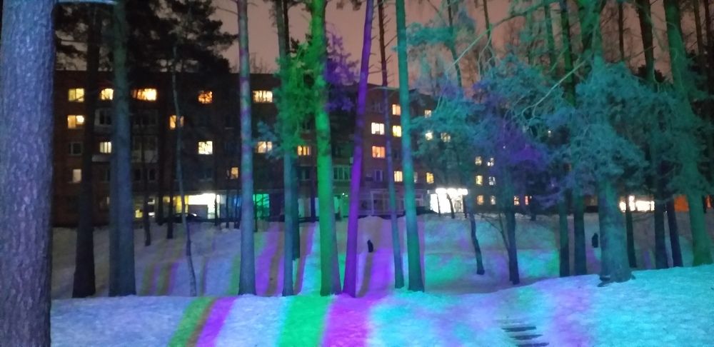 Зимняя радуга