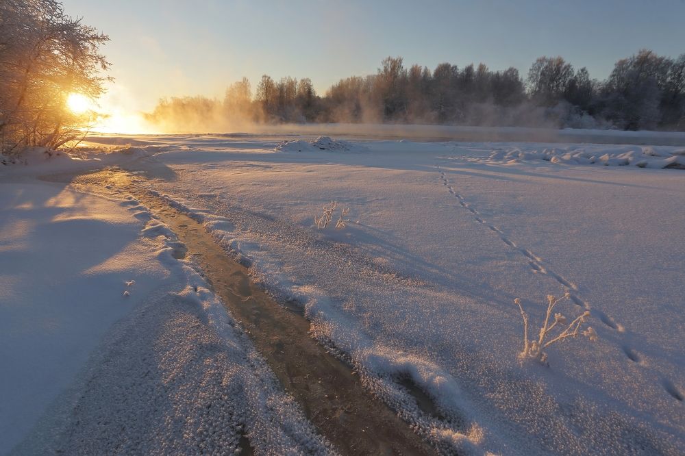 Солнечный мороз.