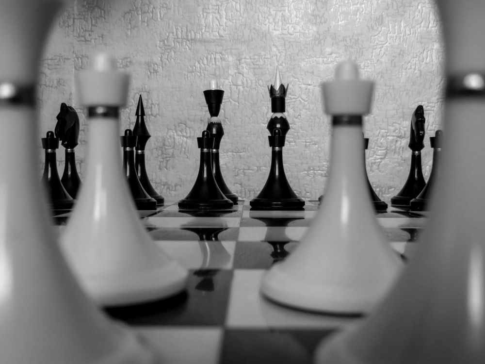 Chess on a chessboard