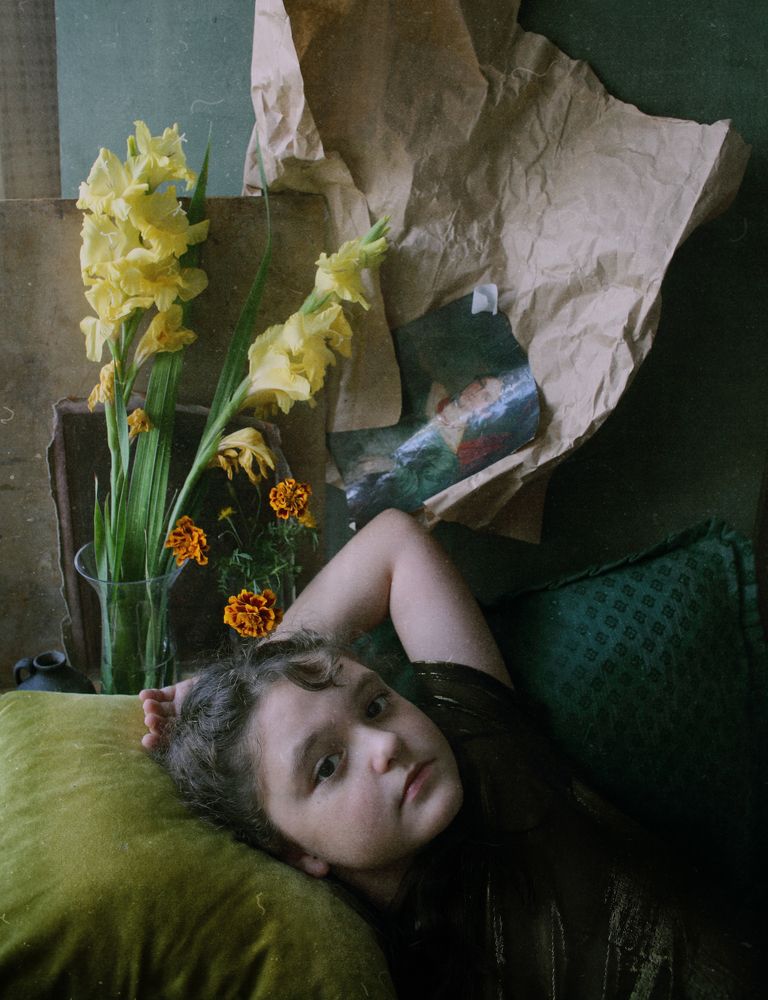 Яна и цветы