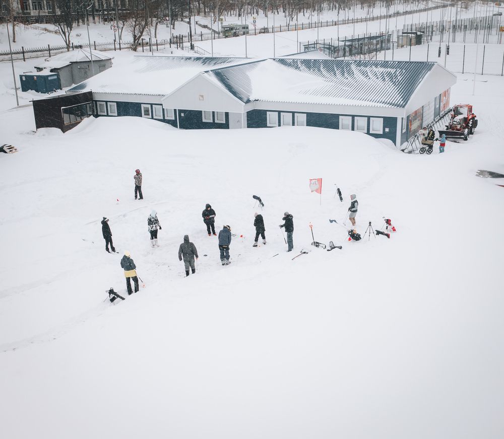 Зимний гольф на Камчатке