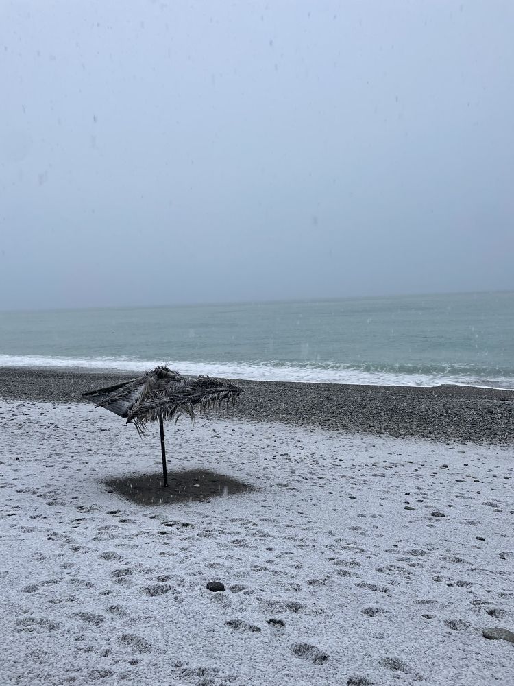 Море в зиме