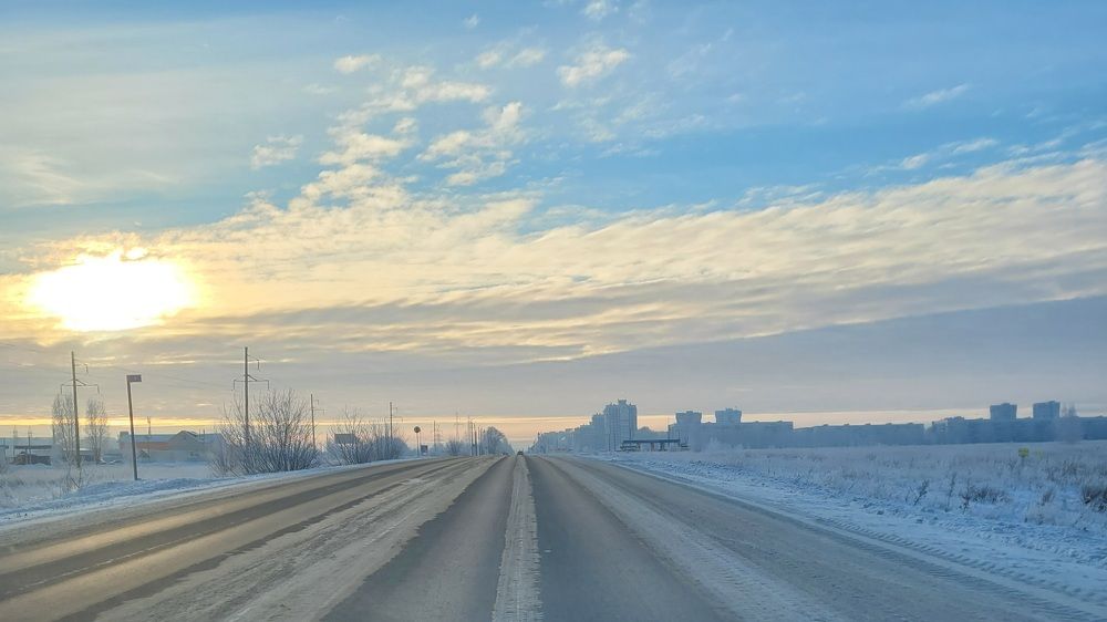 Зимняя дорога.