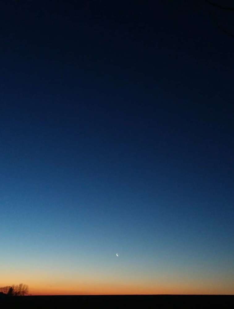 Silent evening in Ukraine