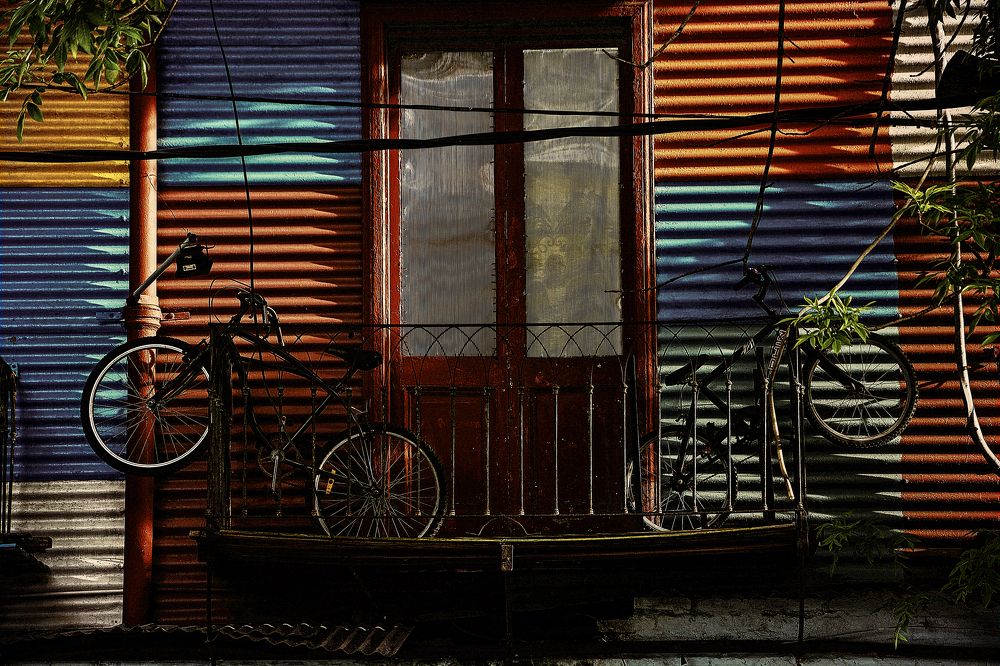 Bicicletas en La Boca