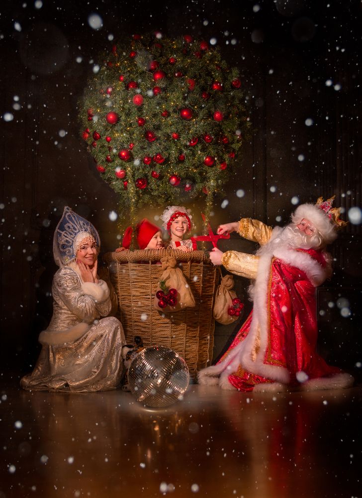 В сказку к Деду Морозу на Новогоднем волшебном шаре!.