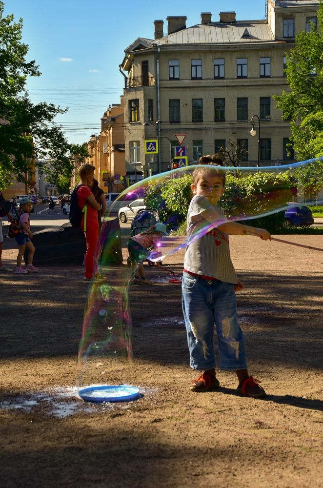 Взгляд через пузырь.