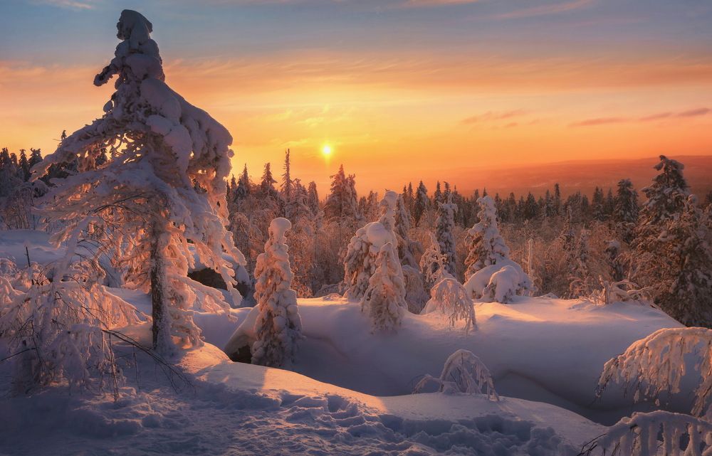 Зимний закат